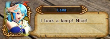 I took a keep! Nice!